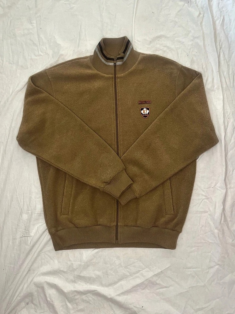 Bossini Brown Zip Jacket Size Medium